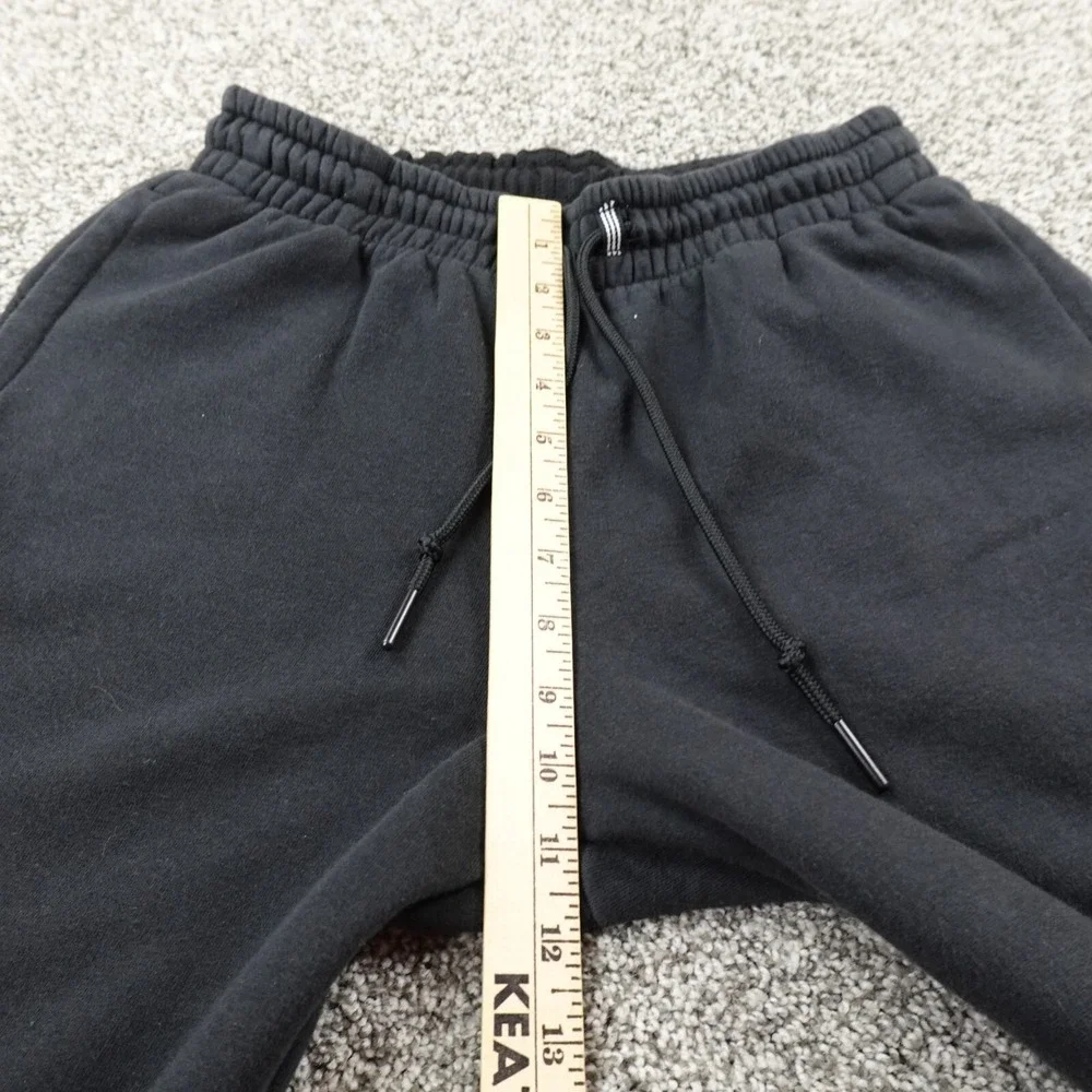 Adidas‎ Pants Mens S Black Track Warm Up Drawstring Jogger Sweatpants Gym Sweats
